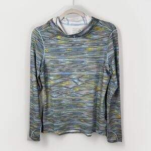 Mountain Hardware Butter Up Hoody Top Women’s M UPF 50 Moisture Wicking Hiking